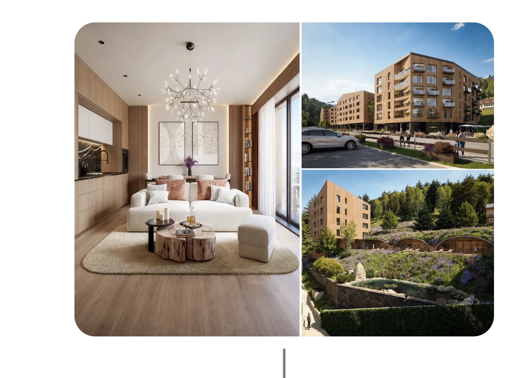 Dodaná horská architektura, záběr 4