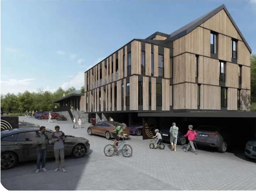 Dodaná horská architektura, záběr 2